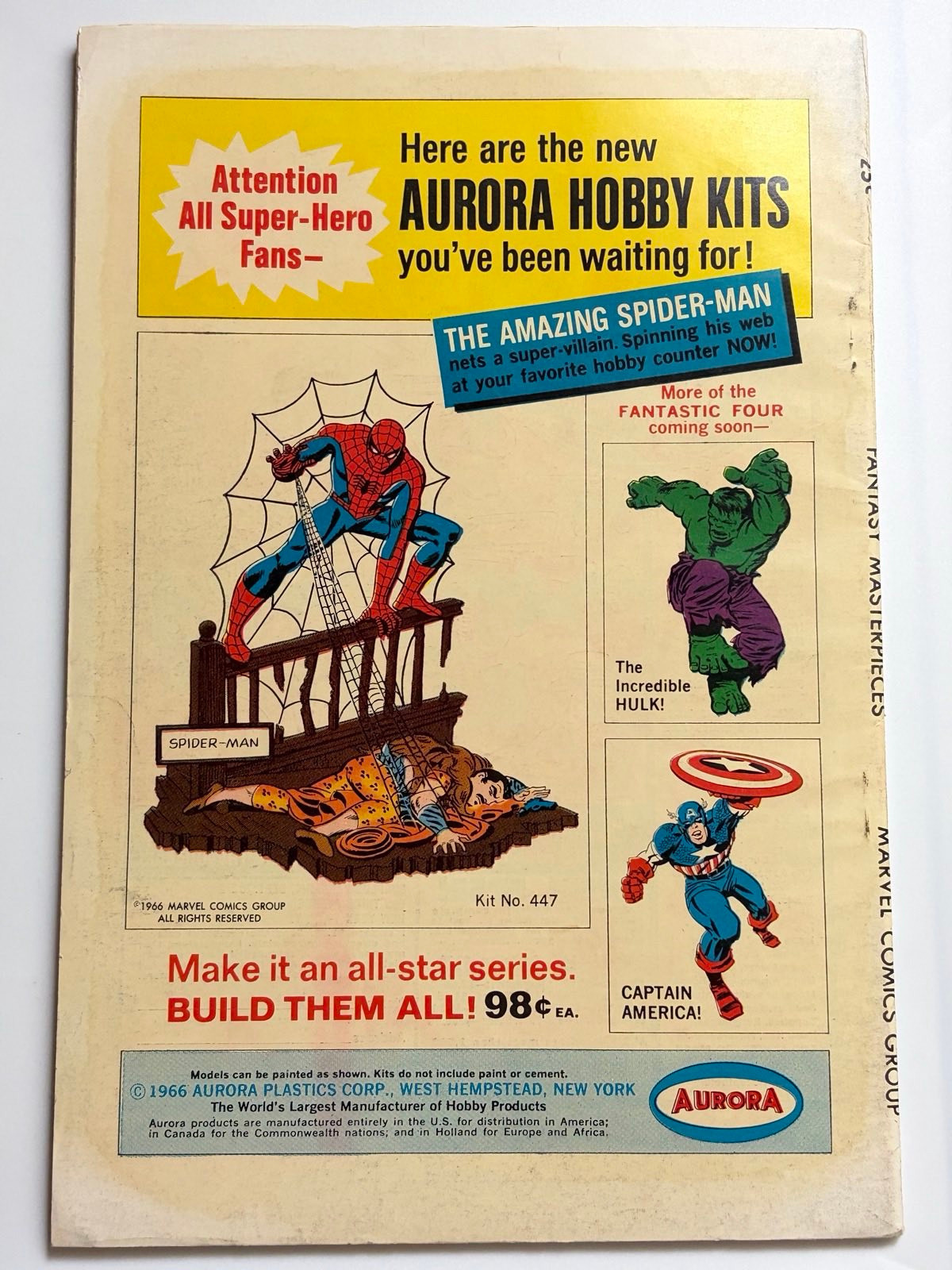 Fantasy Masterpieces #7 (1967) in 5.0 Very Good/Fine - Image 2