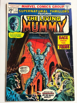 Supernatural Thrillers #7 (1974) in 9.0 Very Fine/Near Mint