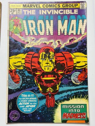Iron Man #80 (1975) Origin of Black Lama in 7.0 Fine/Very Fine