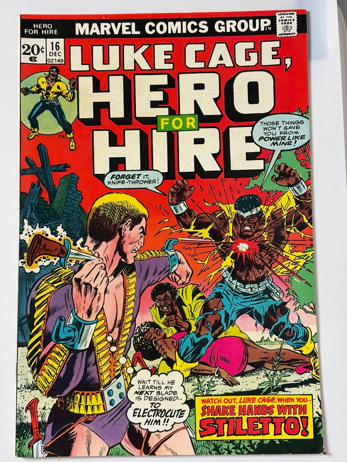 Hero For Hire #16 (1973) in 8.5 Very Fine+