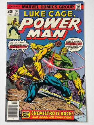 Power Man #36 (1976) in 9.4 Near Mint