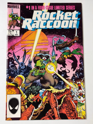Rocket Raccoon #1 (1985) Premiere Issue, 1st solo series of Rocket Raccoon in 9.4 Near Mint