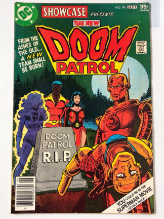 Showcase #94 (1977) Origin & 1st team app. Doom Patrol II, 1st app. Celsius, 1st app. Tempest, 1st app. Negative Woman in 5.0 Very Good/Fine