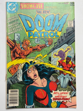 Showcase #95 (1977) Origin of Celcius, 2nd team app. Doom Patrol II in 5.0 Very Good/Fine