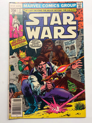Star Wars #7 (1978) 1st original Marvel Star Wars story, 1st app. Crimson Jack in 7.0 Fine/Very Fine