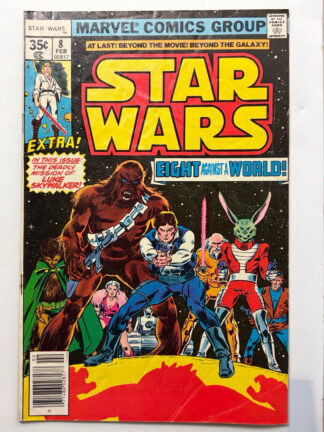Star Wars #8 (1978) 1st app. Jaxxon, 1st cameo team app. Cloud Riders in 4.0 Very Good