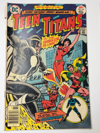 Teen Titans #44 (1976) Mal Duncan becomes The Guardian in 4.5 Very Good+