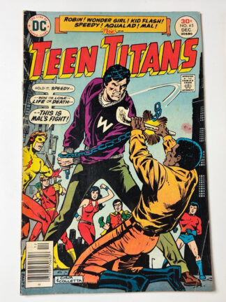 Teen Titans #45 (1976) 1st app. Karen Beecher in 5.0 Very Good/Fine