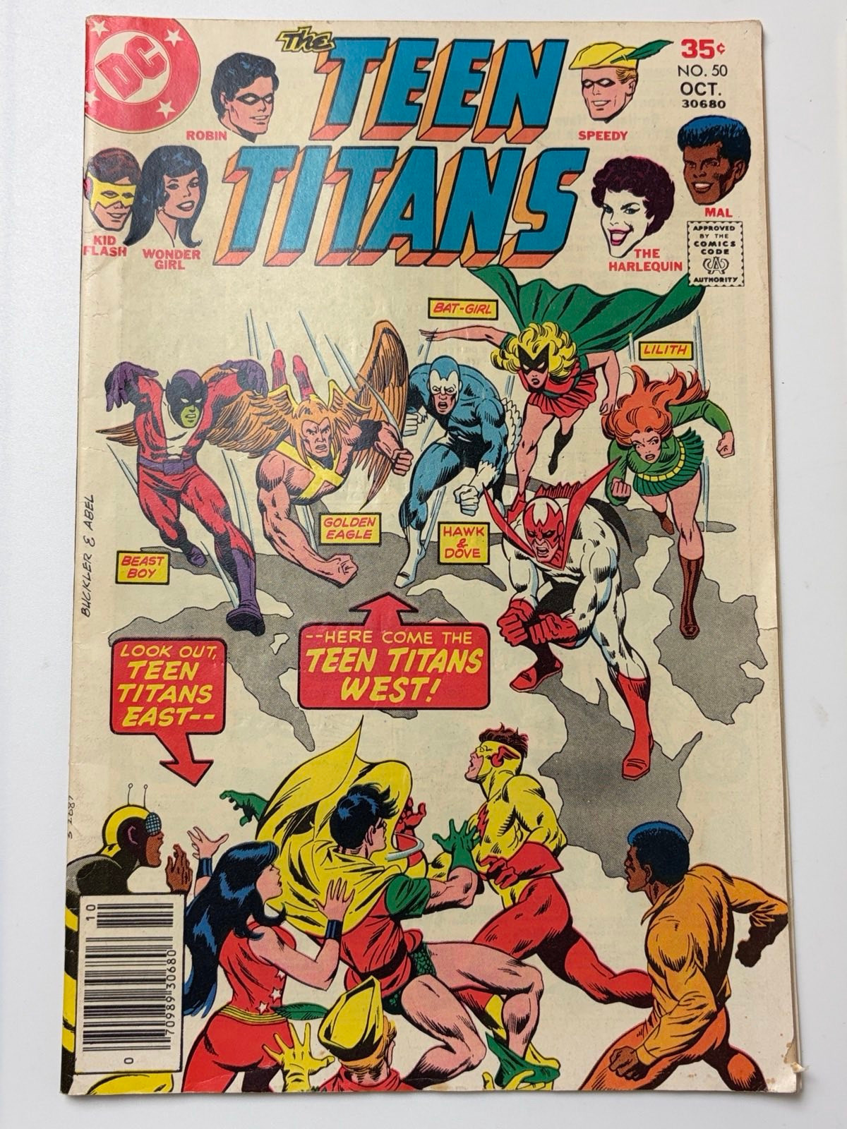 Teen Titans #50 (1977) 1st app. Teen Titans West in 6.5 Fine+