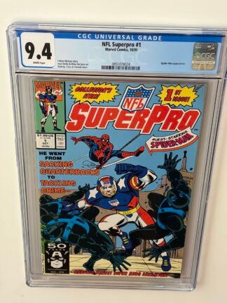 NFL SuperPro #1 (1991) in CGC 9.4 Near Mint