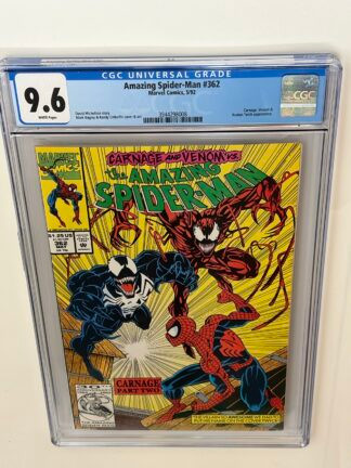 Amazing Spider-Man #362 (1992) in CGC 9.6 Near Mint+