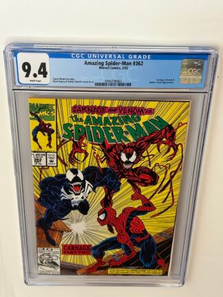 Amazing Spider-Man #362 (1992) in CGC 9.4 Near Mint