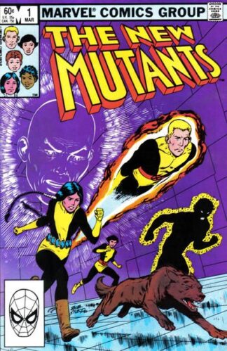 New Mutants #1 (1982) Origin of Karma, 2nd app. of the New Mutants