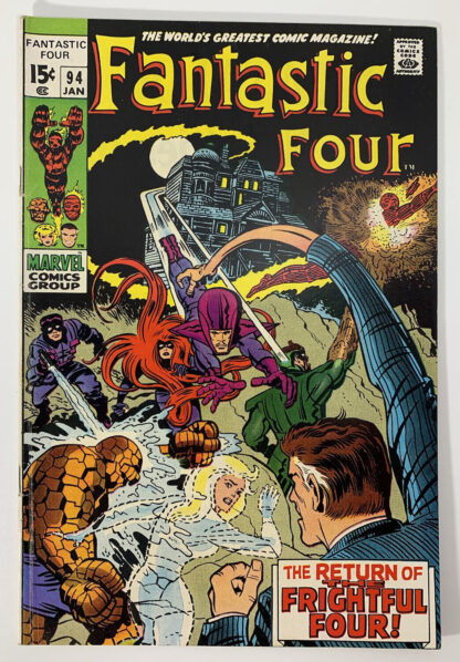 Fantastic Four #94 (1969) 1st Appearance of Agatha Harkness in 7.0 Fine/Very Fine