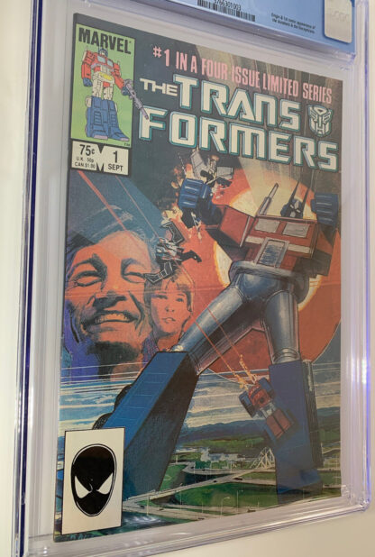 Transformers #1 (1984) 1st appearance of several Transformers in CGC 9.4 Near Mint - Image 7