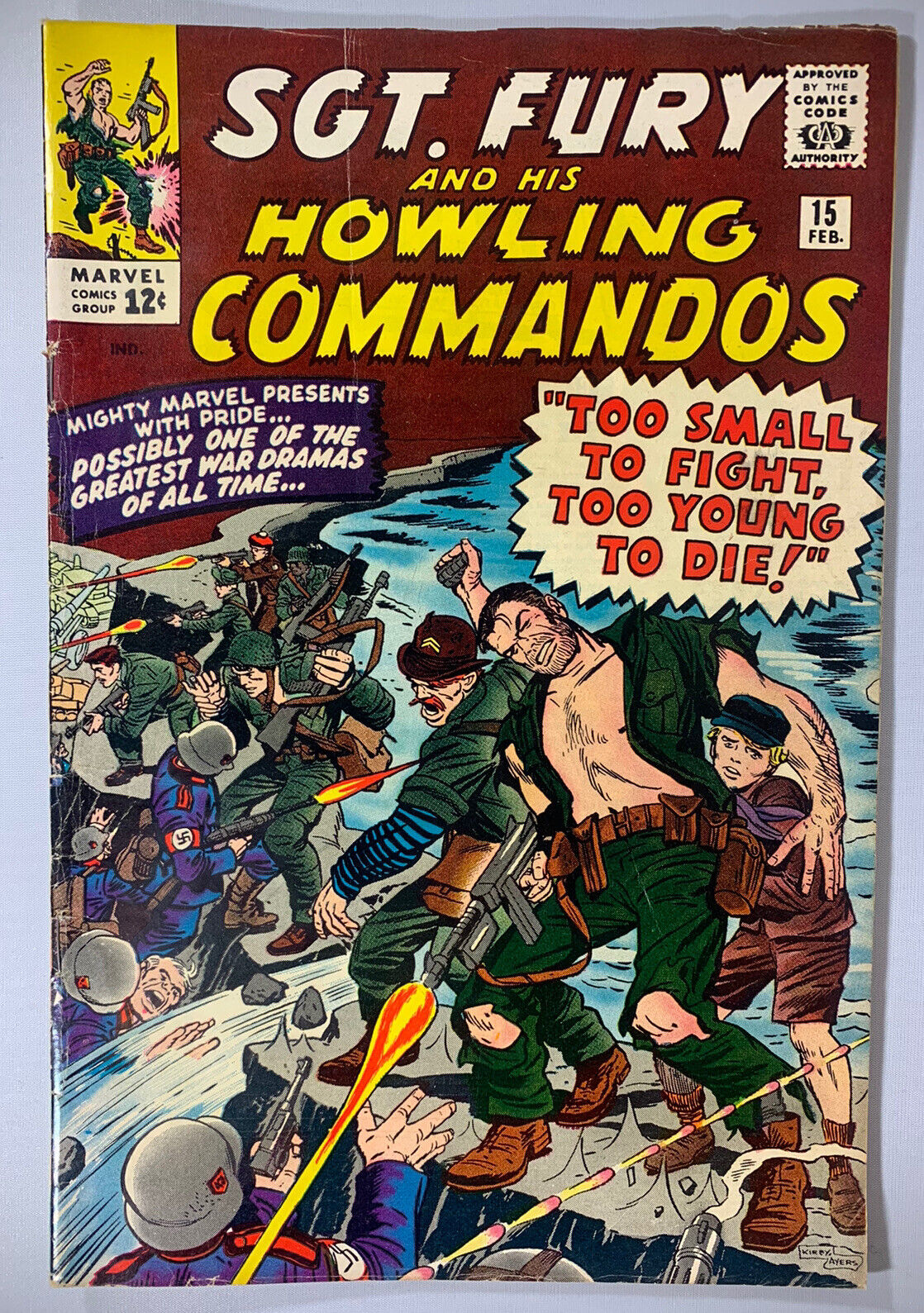 Sgt. Fury and His Howling Commandos #15 (1964) in 4.5 Very Good+
