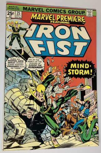 Marvel Premiere #25 (1975) 1st John Byrne art on Iron Fist